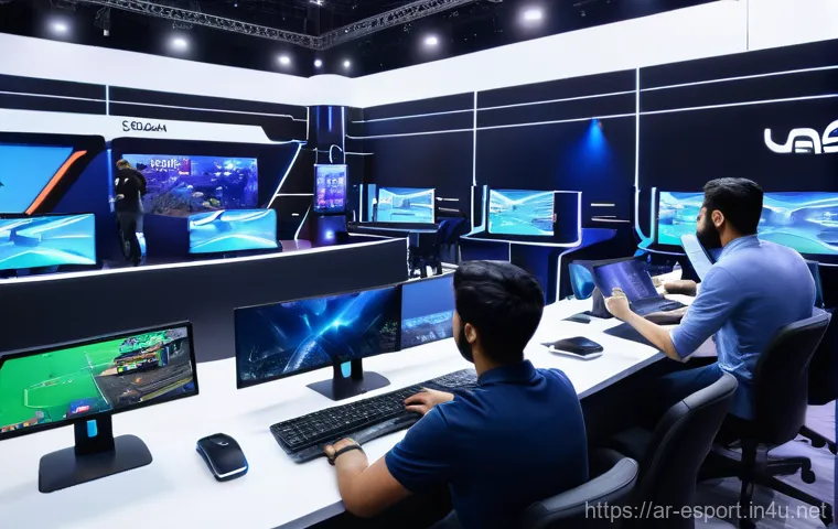 e스포츠의 글로벌 성장 - **Dedicated Arab Esports Player in Training** A focused, medium close-up shot of a young male Ar...