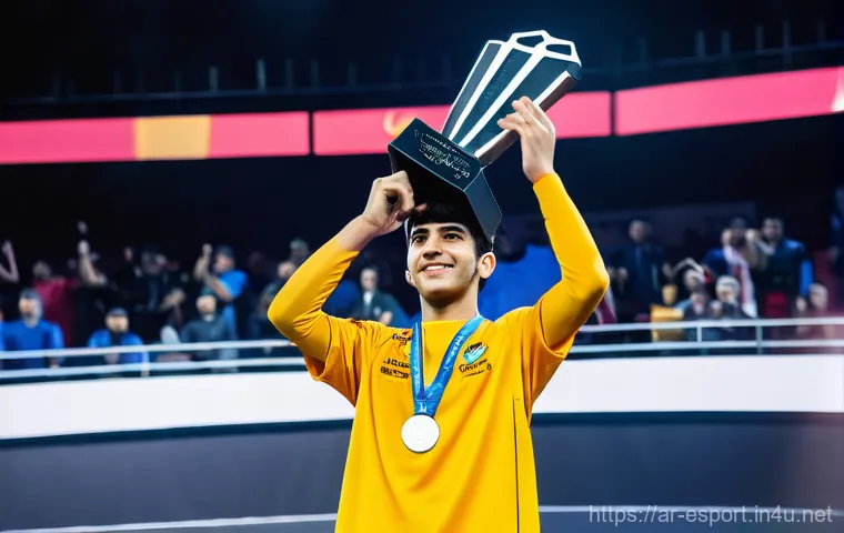 e스포츠 팬덤 문화 - **A Vibrant Arab Esports Fan Festival** An exhilarating, wide-angle shot of a massive esports ar...